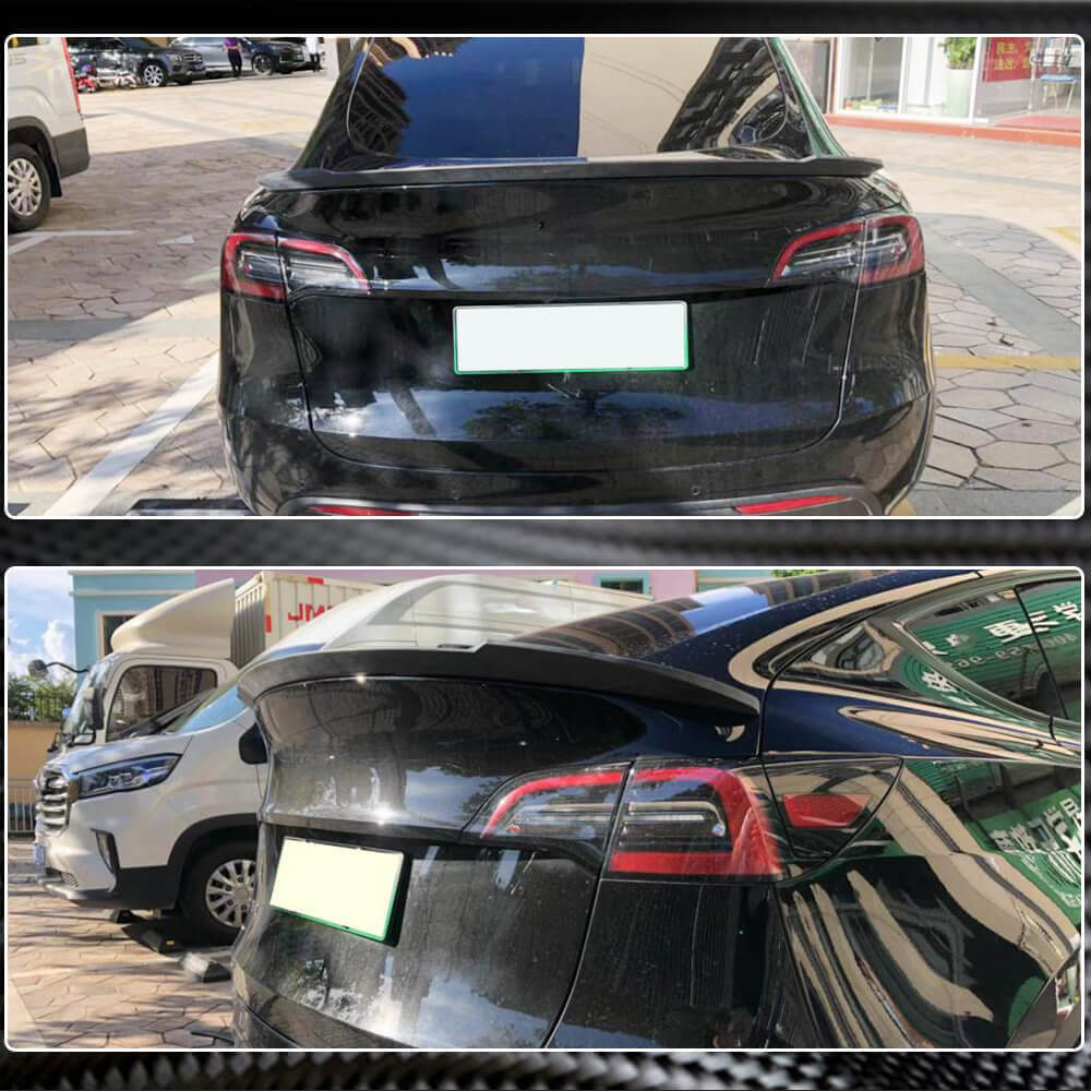 Спойлер V1 (2020-2025, Карбон) для Tesla Model Y 2020- рр - фото 6