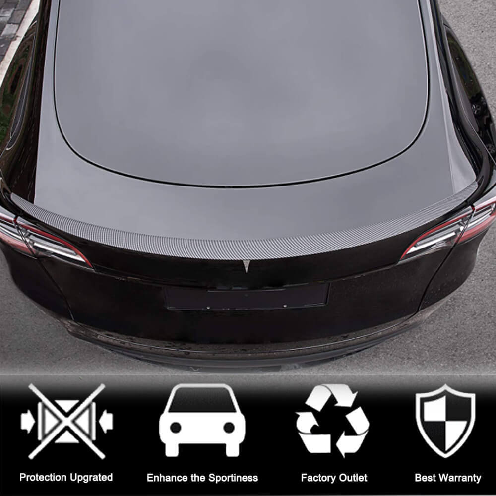 Спойлер V5 (2020-2025, Карбон) для Tesla Model Y 2020- рр - фото 3