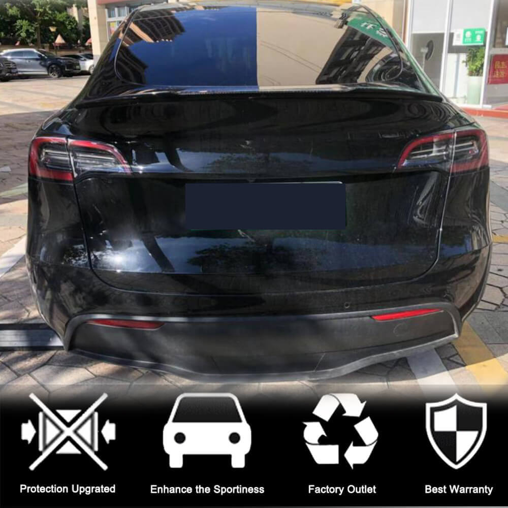 Спойлер V3 (2020-2025, Карбон) для Tesla Model Y 2020- рр - фото 4