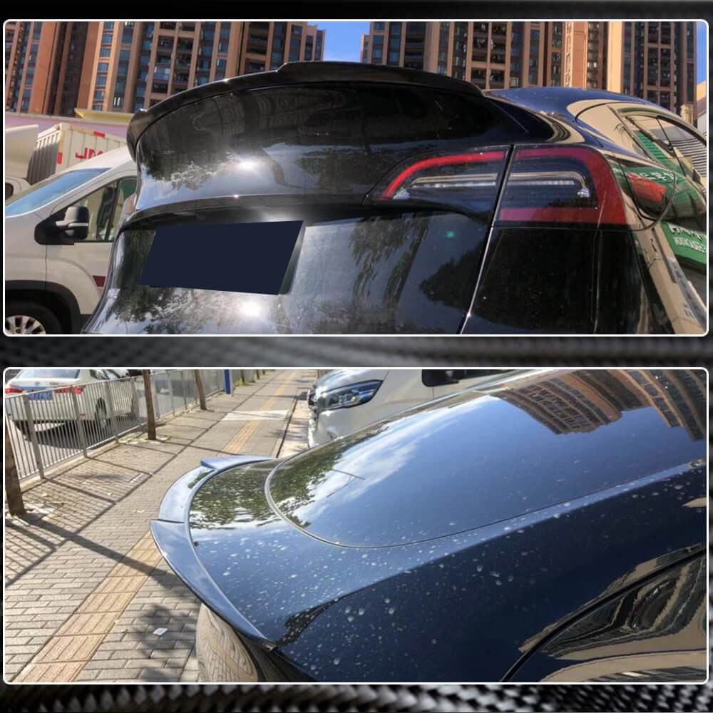 Спойлер V3 (2020-2025, Карбон) для Tesla Model Y 2020- рр - фото 5