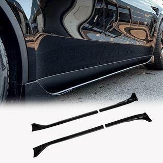 Накладки на пороги ABS V2 (2023-2025) Tesla Model 3 2017- гг. фото 1