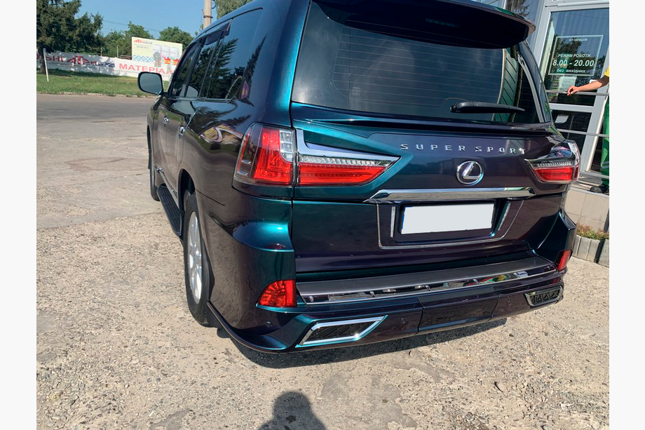 Lexus LX570/450d 2008-2022 гг. Задний диффузор TRD (2016-2022) Image