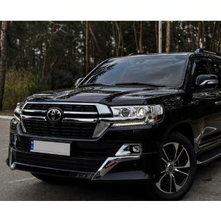 Передняя накладка 2016↗ (Executive 2021) Toyota Land Cruiser 200 2007-2021 гг. фото 2