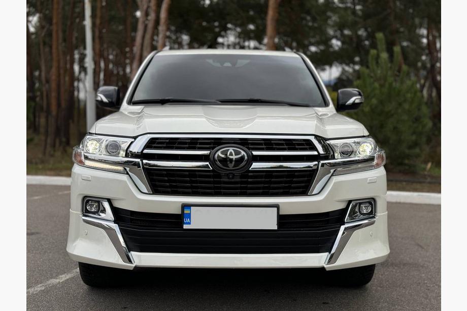 Toyota Land Cruiser 200 2007-2021 гг. Передняя накладка 2016↗ (Executive 2021) Фото 7