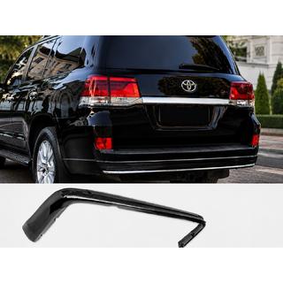 Задняя накладка с хромом 2016↗ (Executive 2019/2021) Toyota Land Cruiser 200 2007-2021 гг. фото 1