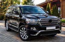 Toyota Land Cruiser 200 2007-2021 гг. Передняя накладка 2016↗ (Executive 2016) фото 7