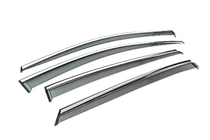 Ветровики с хромированным молдингом Niken Luxury (4 шт) фото 3