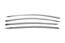 Хромированные ветровики Niken Luxury (4 шт) фото 1