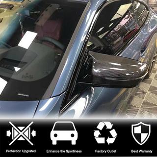 Накладки на зеркала Карбон BMW 4 серия G22/23/26 2020- гг. фото 2