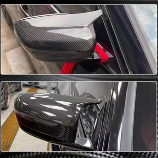 Накладки на зеркала Карбон BMW 4 серия G22/23/26 2020- гг. фото 3
