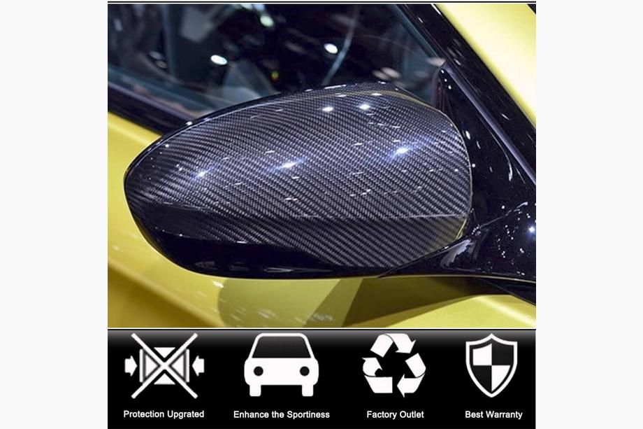 BMW 5 серия F10/F11 2010–2016 гг. Накладки на Зеркала (для M5, Карбон) Фото 2
