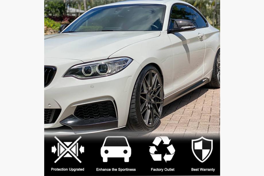 BMW 1 серия F20/F21 2011-2019 гг. Накладки на Зеркала V1 (Карбон) Фото 3
