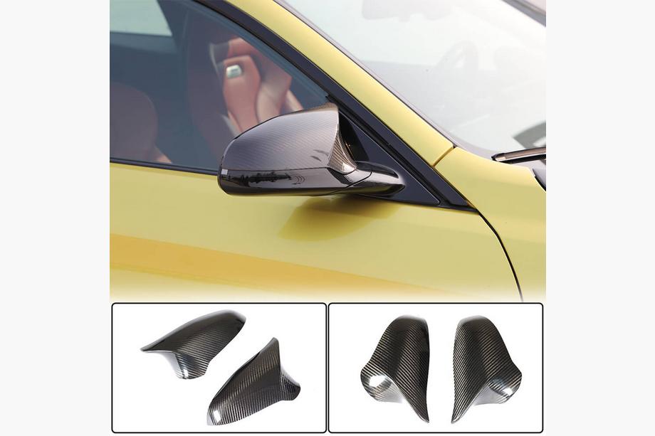 BMW 4 серия F32/F33/F36 2012-2020 гг. Накладки на Зеркала Сухой Карбон V2 (для M4) Image
