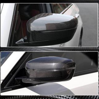 Накладки на зеркала Сухой карбон (2019-2022) BMW 3 серия G20/G21 2018- гг. фото 4