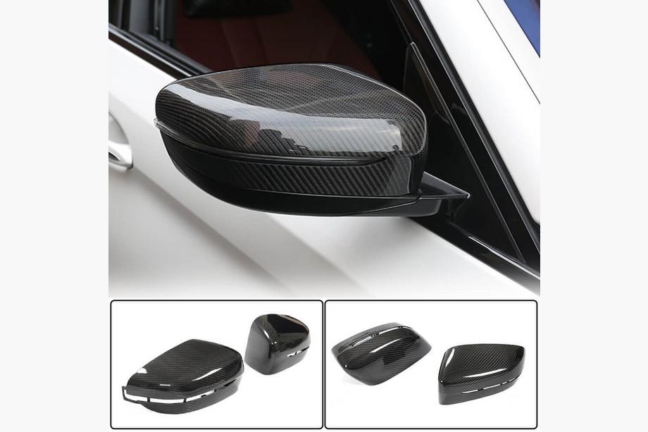 BMW 3 серия G20/G21 2018- гг. Накладки на зеркала Сухой карбон (2019-2022) Image