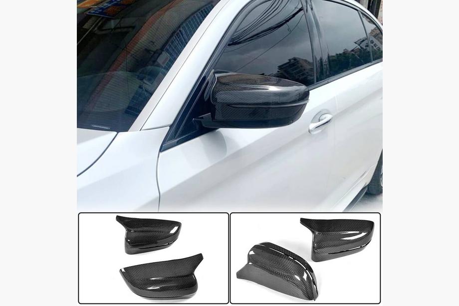 BMW 3 серия G20/G21 2018- гг. Накладки на Зеркала Карбон V5 (2019-2022) Image