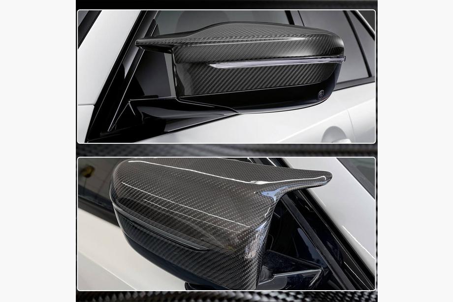 BMW 3 серия G20/G21 2018- гг. Накладки на Зеркала M-Look Карбон (для M3) Фото 9