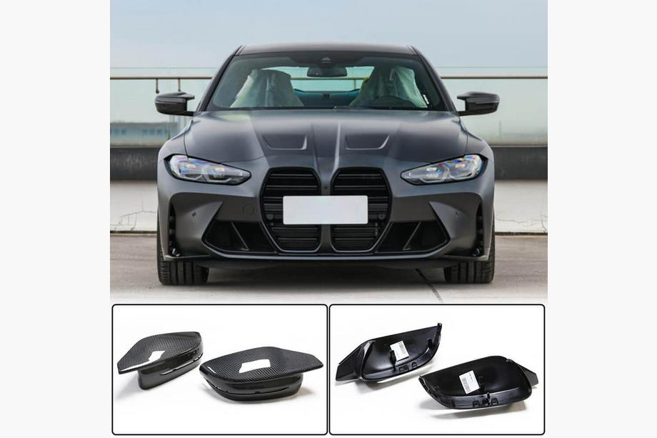 BMW 4 серия G22/23/26 2020- гг. Накладки на зеркала (для G82/G83, Карбон) Image