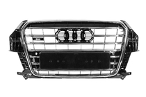 Audi Q3 2011-2019 гг. Передняя решетка радиатора SQ3 (2011-2015, черная с хромом) фото 1