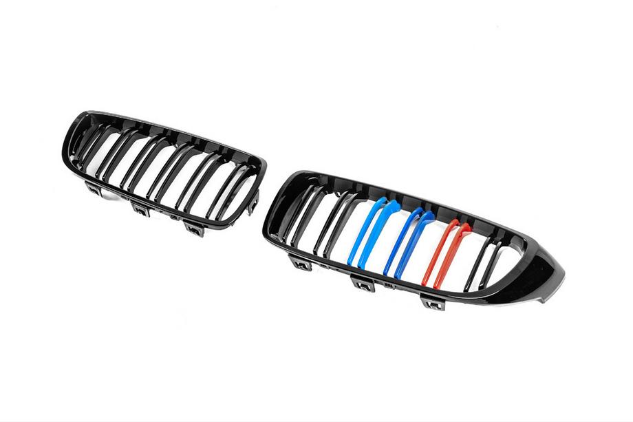 BMW 3 серия F30/F31 2012-2019 гг. Решетки радиатора M-Look (для M3 F80, M-Color) Фото 4