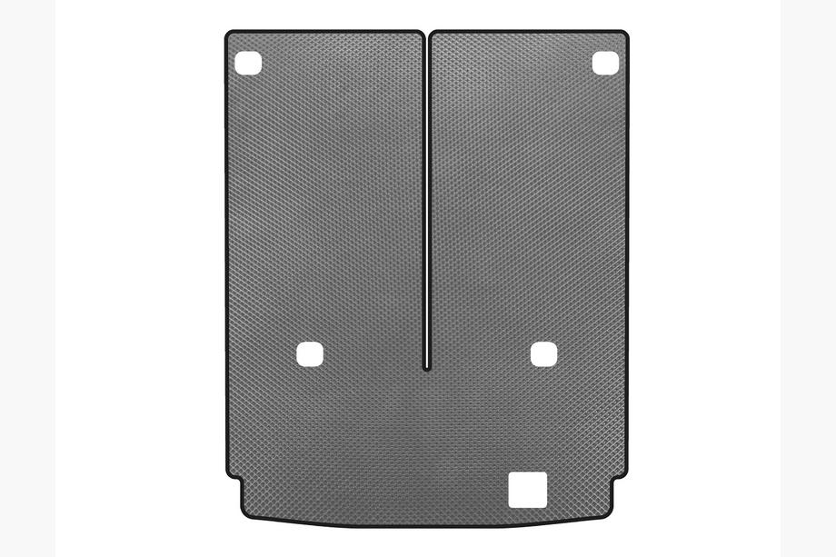 Mercedes GL сlass X164 2006-2012 гг. Коврик в багажник EVA (7-местный со сложенным 3 рядом, Серый) Image