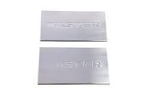 Renault Master 2011-2023 гг. Накладки на пороги V1 (2 шт, нержавейка) фото 2