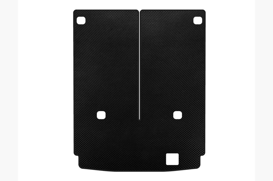 Mercedes GL сlass X164 2006-2012 гг. Коврик в багажник EVA (7-местный со сложенным 3 рядом, Черный) Image