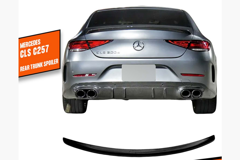 Mercedes CLS C257 2018- гг. Спойлер DPT (Черный Глянец) Image
