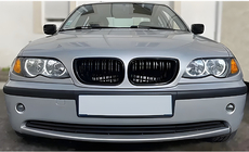 BMW 3 серия E46 1998-2006 гг. Ноздри M-Look DPT (2001-2005, Черный Глянец) фото 1