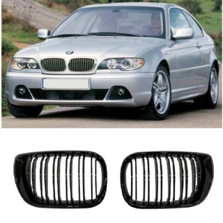 Ноздри M-Look DPT (для Coupe 2003-2006, Черный Глянец) BMW 3 серия E46 1998-2006 гг. фото 3