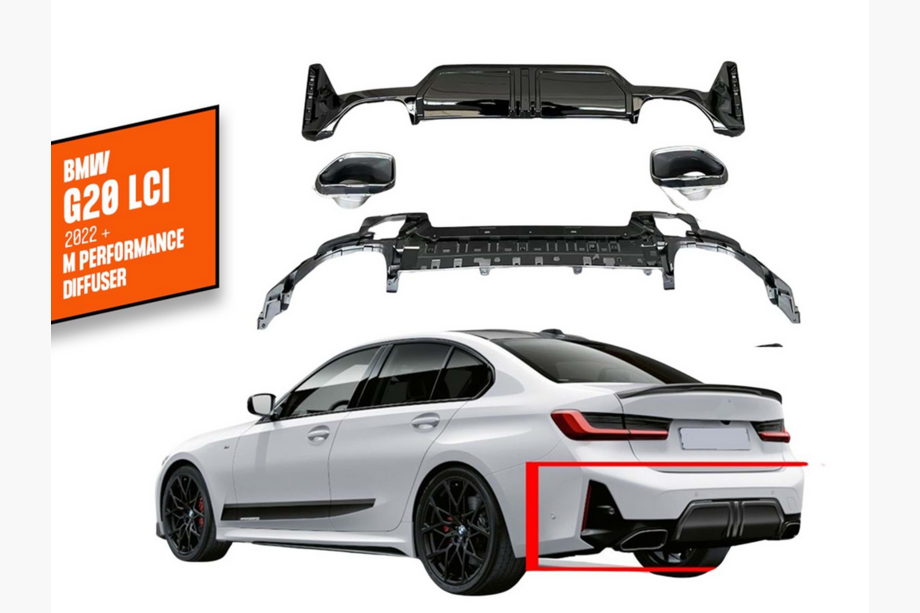 Задний диффузор с насадками DPT (2022+, M-Performance) Image