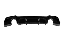 BMW 3 серия E92/E93 2006–2013 гг. Диффузор заднего бампера DPT (для E92 M-Sport, Черный Глянец) фото 5
