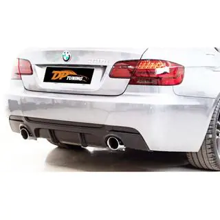 Диффузор заднего бампера DPT (для E92 M-Sport, Черный Глянец) фото 1