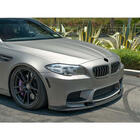 BMW 5 серия F10/F11 2010–2016 гг. Передний лип-спойлер DPT V2 (Для M5, Черный Глянец) фото 1