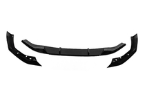 BMW 3 серия G20/G21 2018- гг. Накладка на передний бампер EuroCap V2 (для M-Performance 2022-, Черный Глянец) фото 6