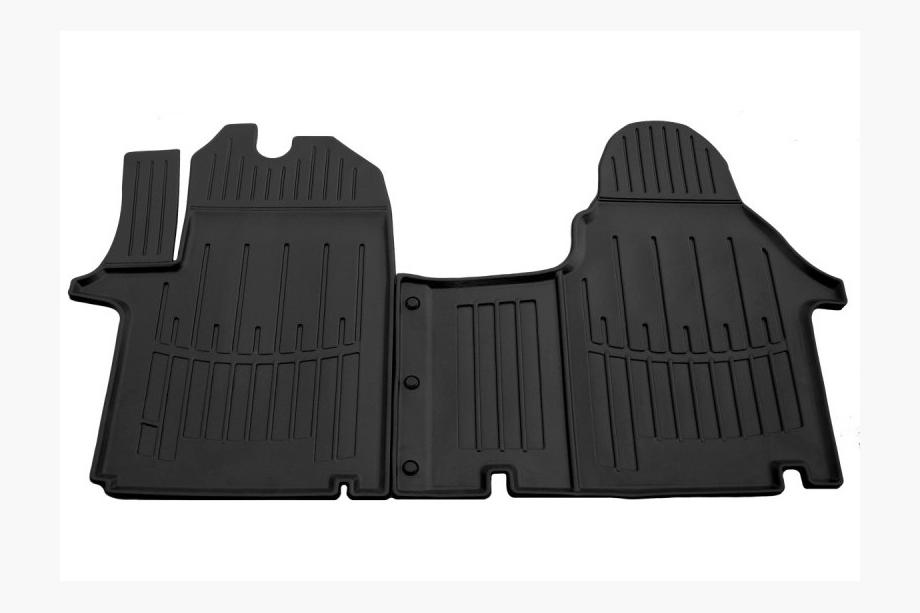 Nissan Primastar 2002-2014 гг. Передние резиновые коврики Stingray 3D (1+2, 2 шт) Image