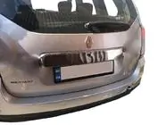 Renault Duster 2008–2017 гг. Хромированная накладка над номером Цельная (нержавейка) фото 1