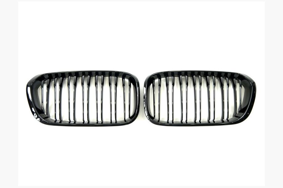 BMW 1 серия F20/F21 2011-2019 гг. Ноздри M-Look (2015-2019, Черный Глянец) Фото 2