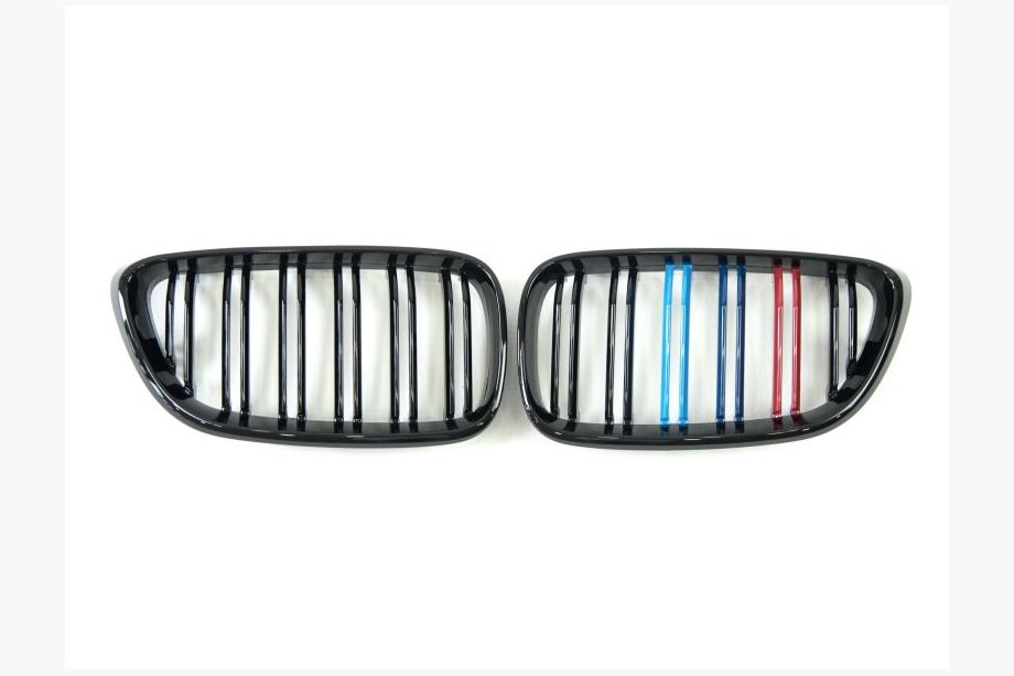 BMW 2 серия F22/F23 2014-2021 гг. Решетки радиатора M-Look (M-Color) Фото 2