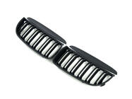 BMW 3 серия E90/E91 2005-2011 гг. Решетки радиатора M-Look (для E-90/91 2005-2008, Черный Матовый) фото 3