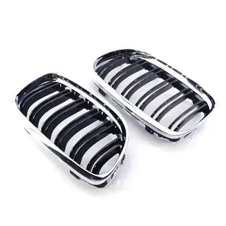 Ноздри M-Look (для E-90/91 2008-2011, Черный Глянец с Хромированной Окантовкой) фото 2