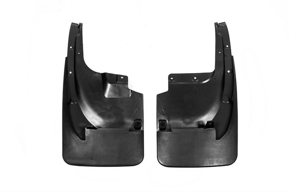 Toyota Land Cruiser 200 2007-2021 гг. Задние оригинальные брызговики 2015-2021 (2 шт, под обвес, узкие) Фото 1