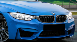 BMW 3 серия F30/F31 2012-2019 гг. Ноздри M-Look (Черный Глянец с Хромированной Окантовкой) фото 1