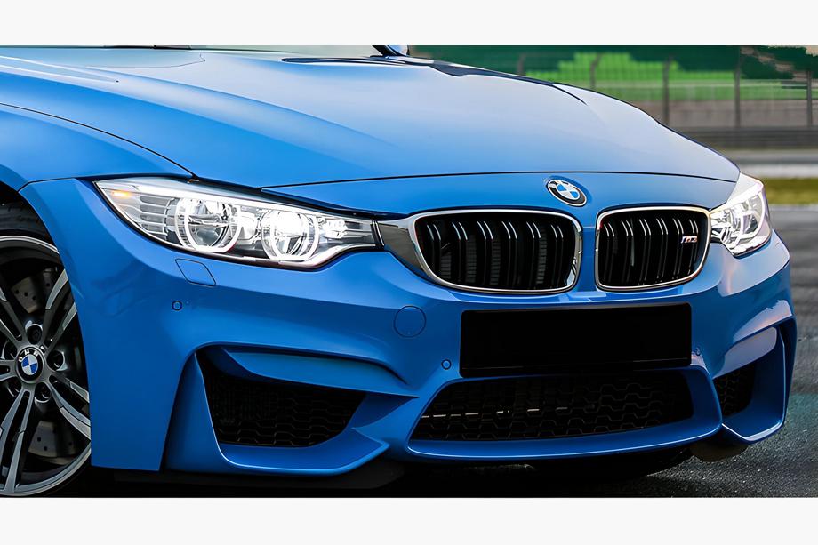 BMW 3 серия F30/F31 2012-2019 гг. Ноздри M-Look (Черный Глянец с Хромированной Окантовкой) Image