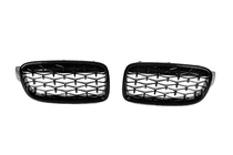 BMW 3 серия F30/F31 2012-2019 гг. Ноздри Diamond Black фото 3