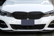BMW 3 серия G20/G21 2018- гг. Решетки M-Look V2 (2018-2022, Черный Матовый) фото 1
