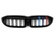 BMW 3 серия G20/G21 2018- гг. Решетки M-Look V2 (2018-2022, M-Color с черной окантовкой) фото 2