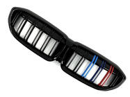 BMW 3 серия G20/G21 2018- гг. Решетки M-Look V2 (2018-2022, M-Color с черной окантовкой) фото 3