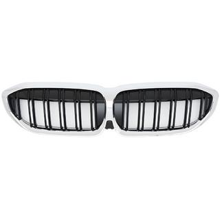 Решетки M-Look V2 (2018-2022, Черный Глянец с Хромированной Окантовкой) фото 2