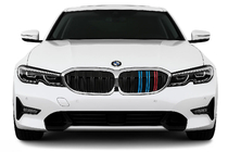 BMW 3 серия G20/G21 2018- гг. Ноздри M-Look V2 (2018-2022, M-Color с хромированной окантовкой) фото 1
